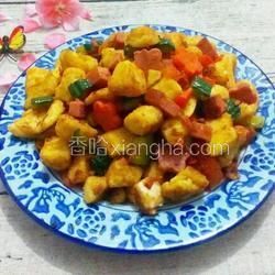 彩蔬炒饅頭的做法[圖]