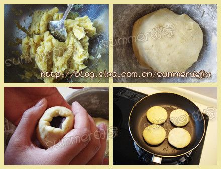 健康养颜减肥——豆沙红薯饼