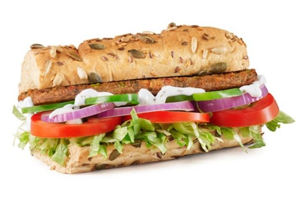 Subway de filete vegano