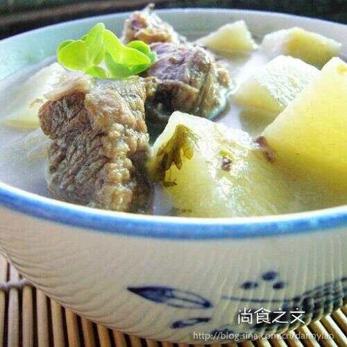 牛肉炖萝卜土豆成品图