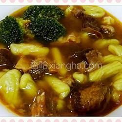 西紅柿牛肉醬湯貓耳面的做法[圖]