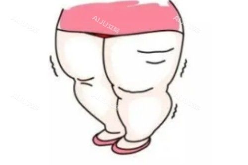腿部脂肪多卡通圖