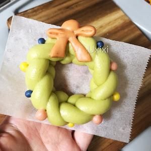 圣誕花環(huán)饅頭的做法 步驟6