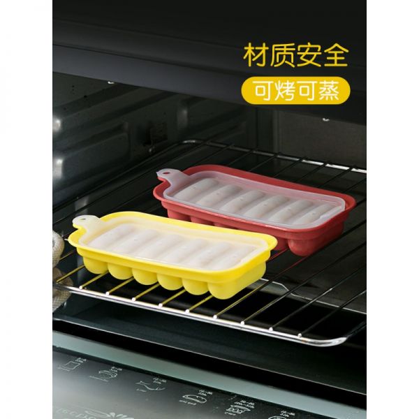 硅膠寶寶輔食模具香腸烘焙工具 家用自制一口蛋糕模具