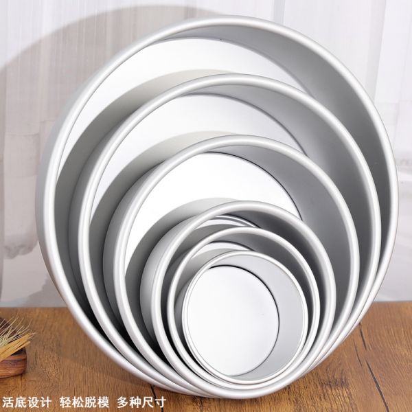 戚風(fēng)蛋糕模具家用不粘做慕斯活底的烘焙磨具六蛋糕模具