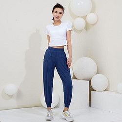 HATHA YOGA 哈他 兩件套時(shí)尚運(yùn)動(dòng)服套裝內(nèi)置抹胸女瑜伽服健身簡(jiǎn)約舒適