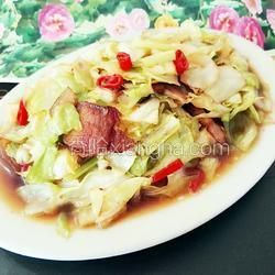 五花肉炒卷心菜的做法[圖]