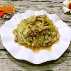 卷心菜炒鸡肉的做法[图]