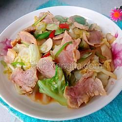 咸肉干鍋卷心菜的做法[圖]