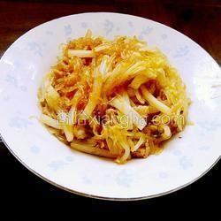 肉絲白菜炒粉絲的做法[圖]