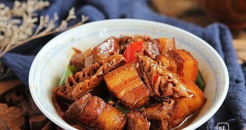 一道美味的家常菜——筍干燒雞（健康美味）