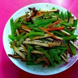 萵筍炒豆干的做法[圖]
