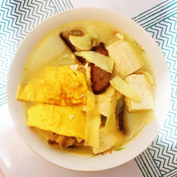 超鮮的臘肉燉豆腐的做法