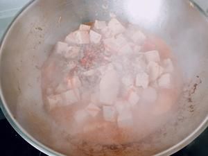 川香冬筍肉末豆腐的做法 步驟6