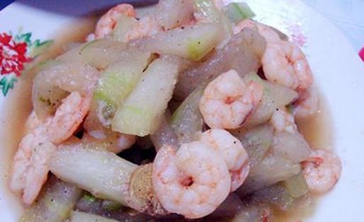 冬瓜炒蝦仁的做法