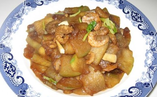 冬瓜炒蝦仁的做法