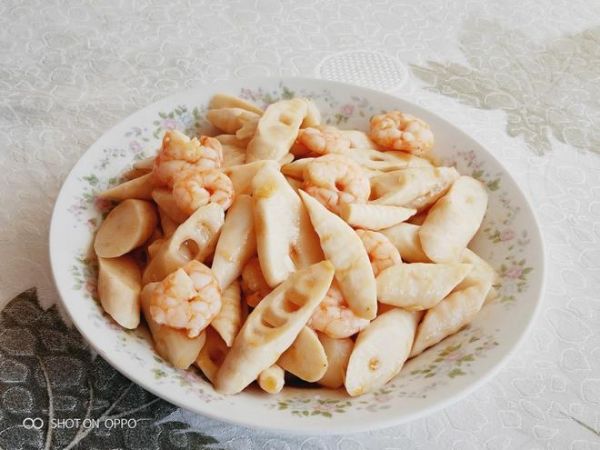 鲜笋炒虾仁（减肥瘦身菜）的做法
