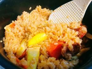 電飯煲版??超好吃春筍臘腸燜飯的做法 步驟6