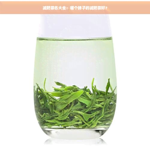 減肥茶名大全：哪個牌子的減肥茶好？