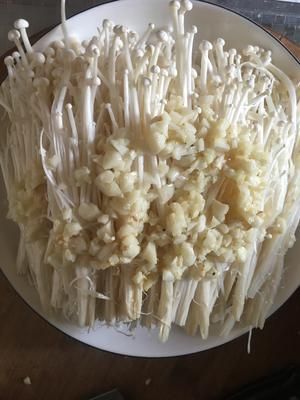 蒜蓉金针菇—健康低脂家常菜的做法 步骤4