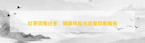 红茶饮用过多：健康风险与适量饮用指南