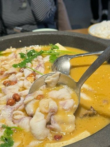 熱騰騰的魚湯好暖心