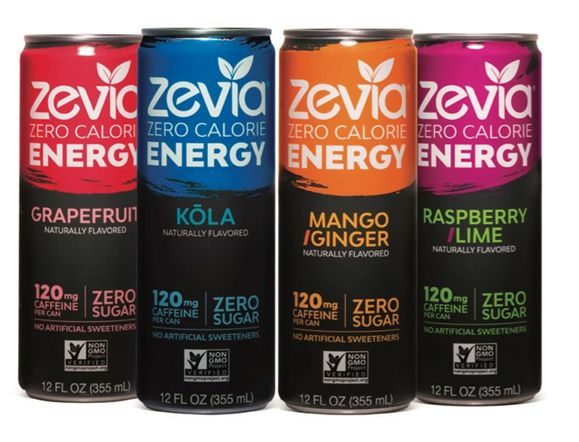 Zevia零卡路里能量飲料圖片來源：Nutrition 21
