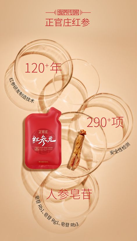健康全面滋補(bǔ)飲品，可信賴的正官莊紅參元·本新品上市！