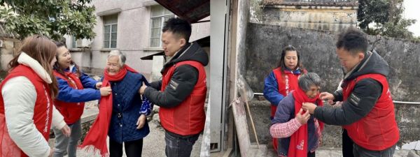 “溫情冬季,生機(jī)‘脖’勃” 珠海市唐家灣鎮(zhèn)那洲社區(qū)開展冬季送溫暖活動