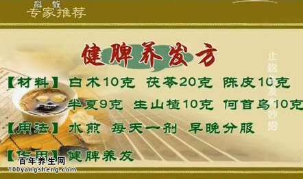 健脾養(yǎng)發(fā)方