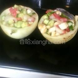 白船水果蔬菜蜂蜜沙拉的做法[圖]
