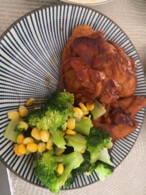 低脂减肥餐——蜜汁鸡胸肉的做法 步骤7