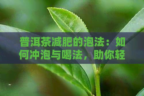 普洱茶减肥的泡法：如何冲泡与喝法，助你轻松瘦身。