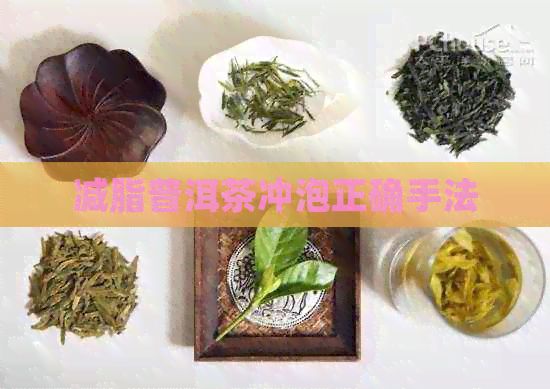 減脂普洱茶沖泡正確手法