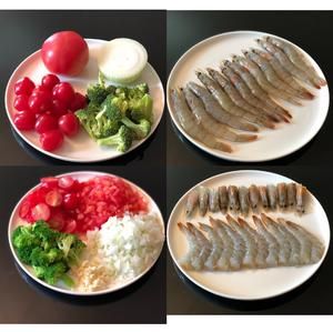 蝦仁番茄意面的做法 步驟1