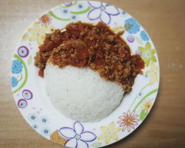番茄肉醬飯的做法