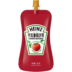 Heinz 亨氏 番茄醬沙司沙拉醬商用家用手抓餅壽司漢堡披薩肯德基薯?xiàng)l 番茄沙司320克