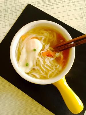 雞蛋番茄熱湯面的做法 步驟6