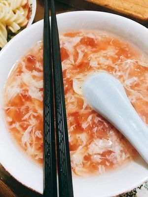 番茄雞蛋面湯的做法步驟 第6步