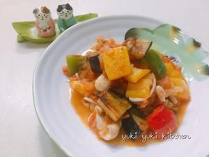 健康控油版:蕃茄醬拌茄子和什錦蔬菜(Caponata)的做法 步驟5