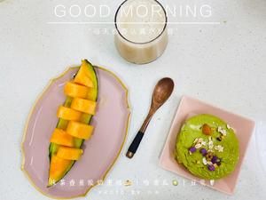 無(wú)油無(wú)糖無(wú)面粉??抹茶香蕉酸奶蛋糕一份(208卡)的做法 步驟5