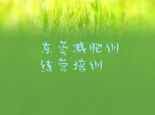 十大東莞一般減肥訓(xùn)練營費(fèi)用排名top10排行榜