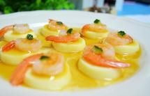日本豆腐蒸蝦仁