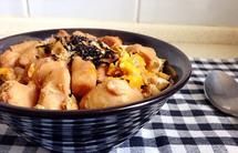 親子蓋飯（杜坎減肥版）