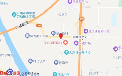 中海清瀾水境位置示意圖