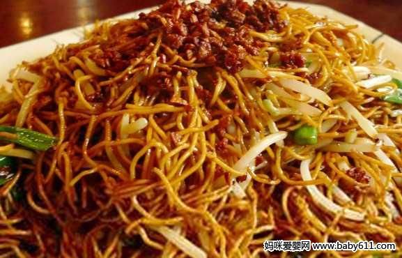小兒腹瀉食療偏方：油炒面