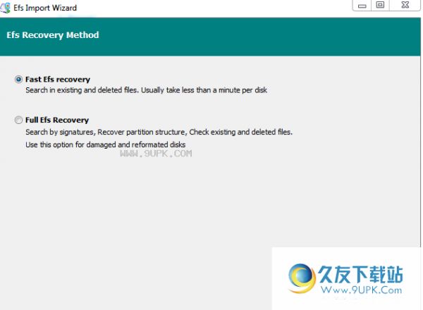DiskInternals EFS Recovery