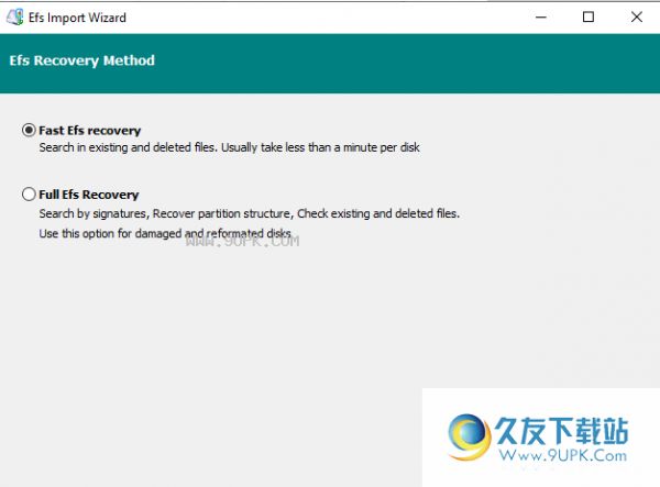 DiskInternals EFS Recovery