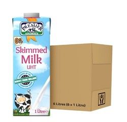 PREMIER DAIRIES 爱尔优 1L*6盒 脱脂牛奶 早餐奶 零脂 低脂 成人 健身 爱尔兰进口