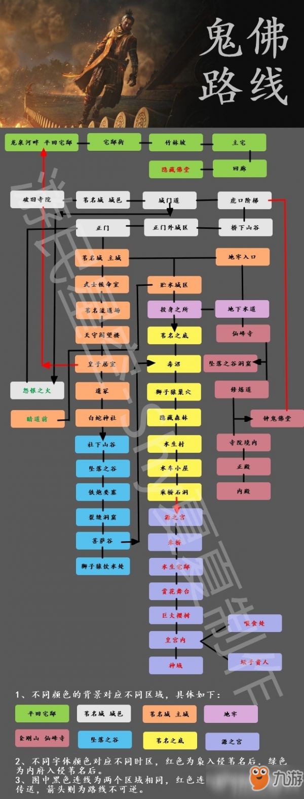 《只狼》主線流程路線介紹及